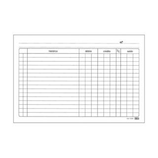 Ficha Conta Corrente 5x8 Nº 3 - Tilibra em Oferta na Shopee