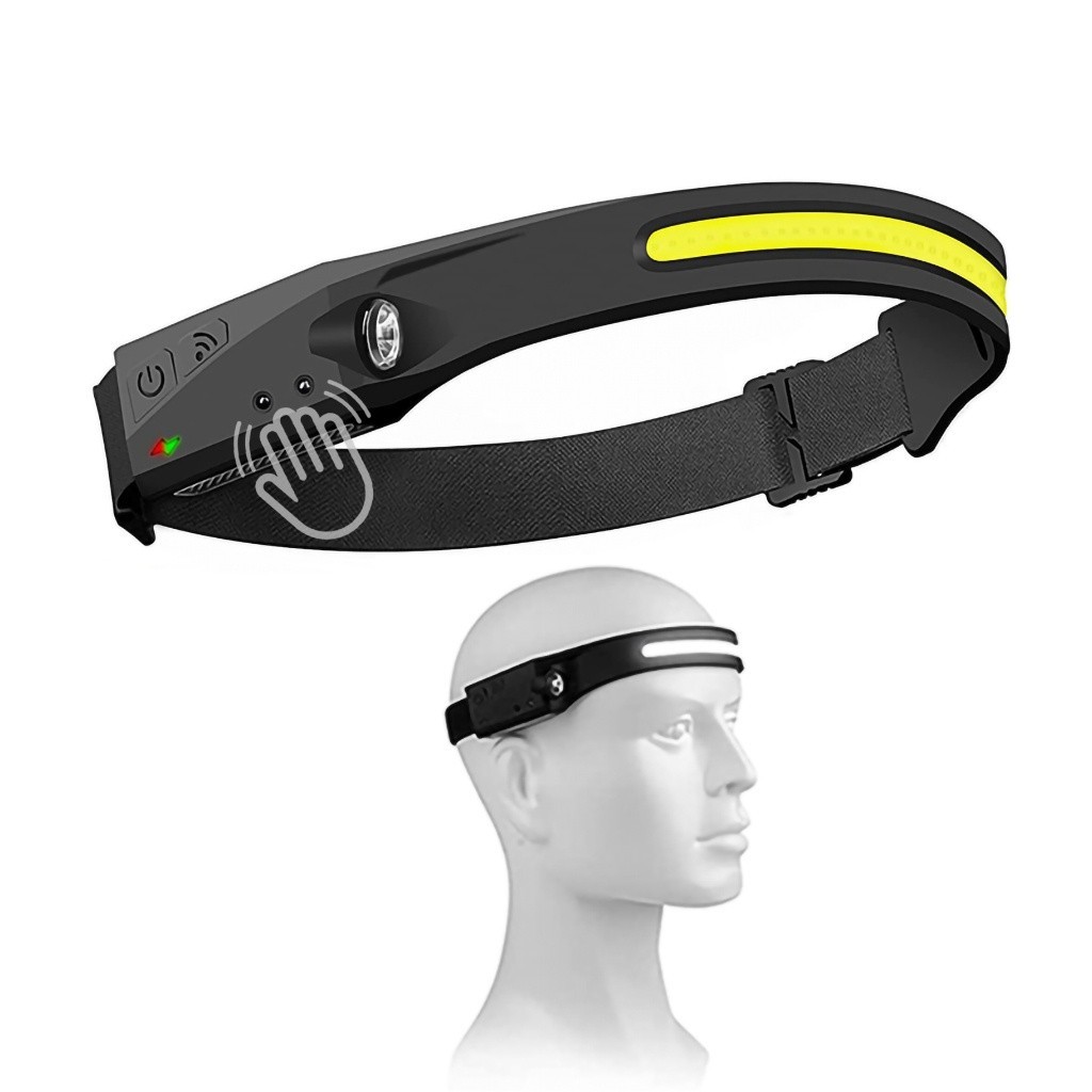 Imagem Lanterna de Cabeça Led c/ Sensor Recarregável