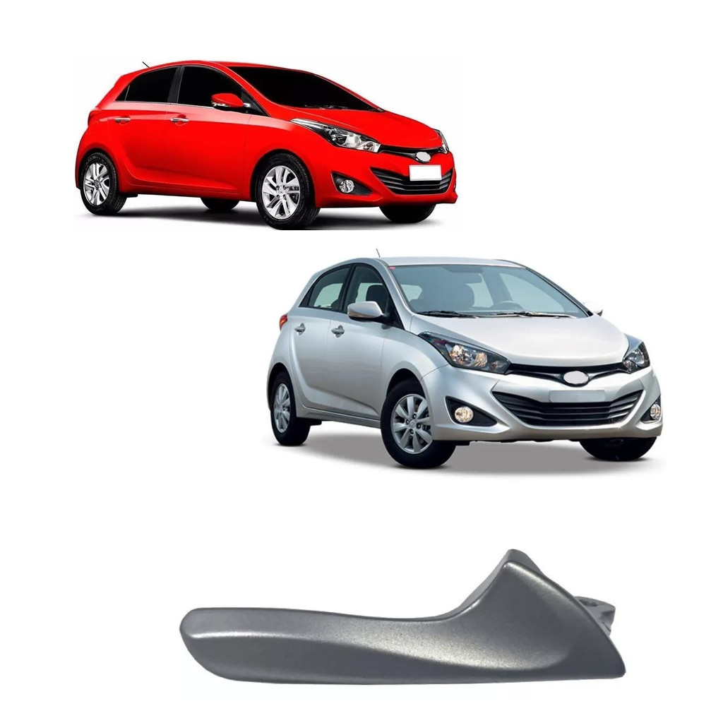 MACANETA INTERNA HB20 2012 A 2014 PORTA DIANTEIRA/TRASEIRA CINZA LADO DIREITO em Oferta na Shopee