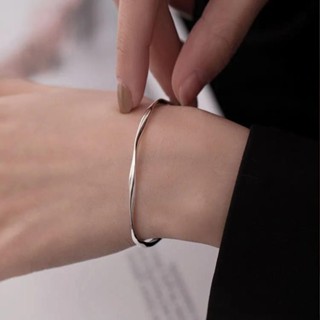 Designable Mobius Opening Bangle for Men Simplicity Moda Feminina Pulseiras Torcidas Jóias em Oferta na Shopee