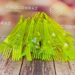 50~250 GARFO SOBREMESA PS NEON AMARELO BELLO FESTAS (CHOCO)