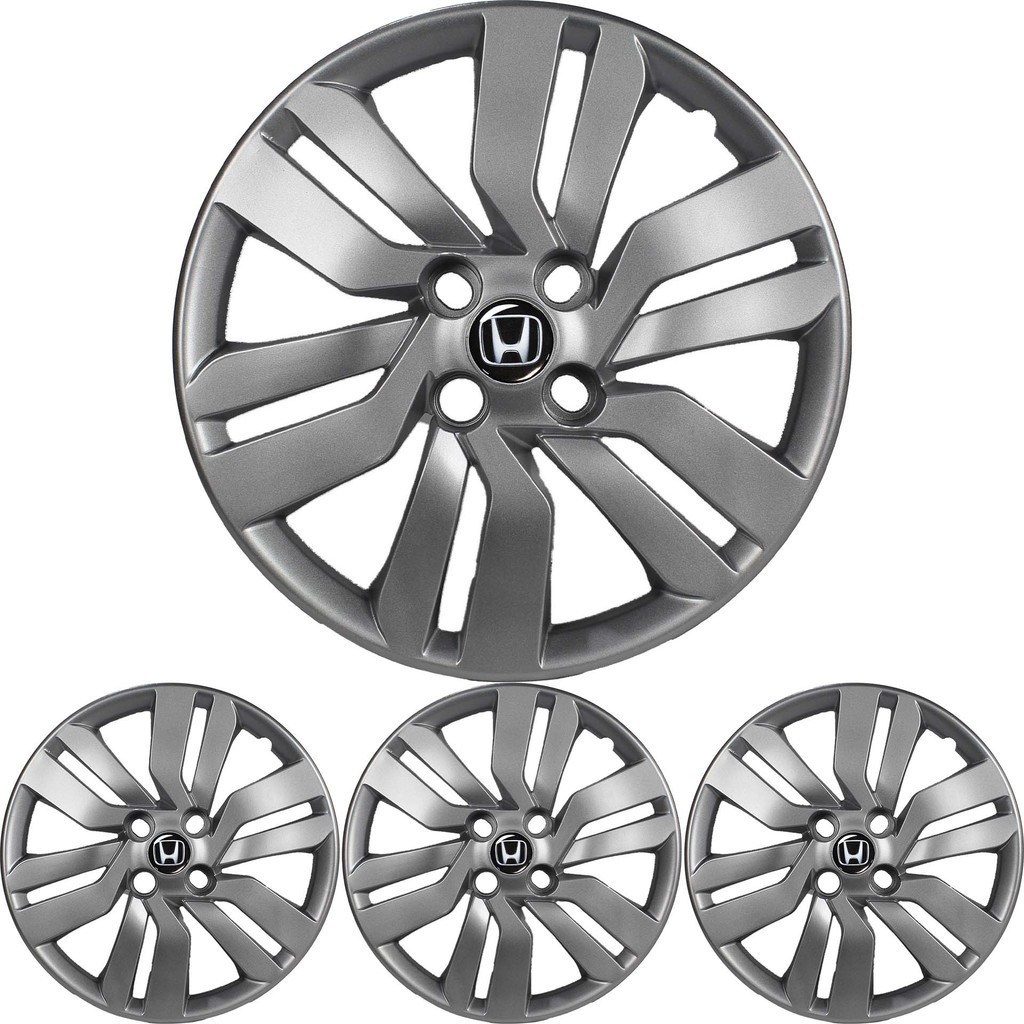 JG Calota Fit 2015 16 17 18 Aro 15 Prata Metálico com Emblema