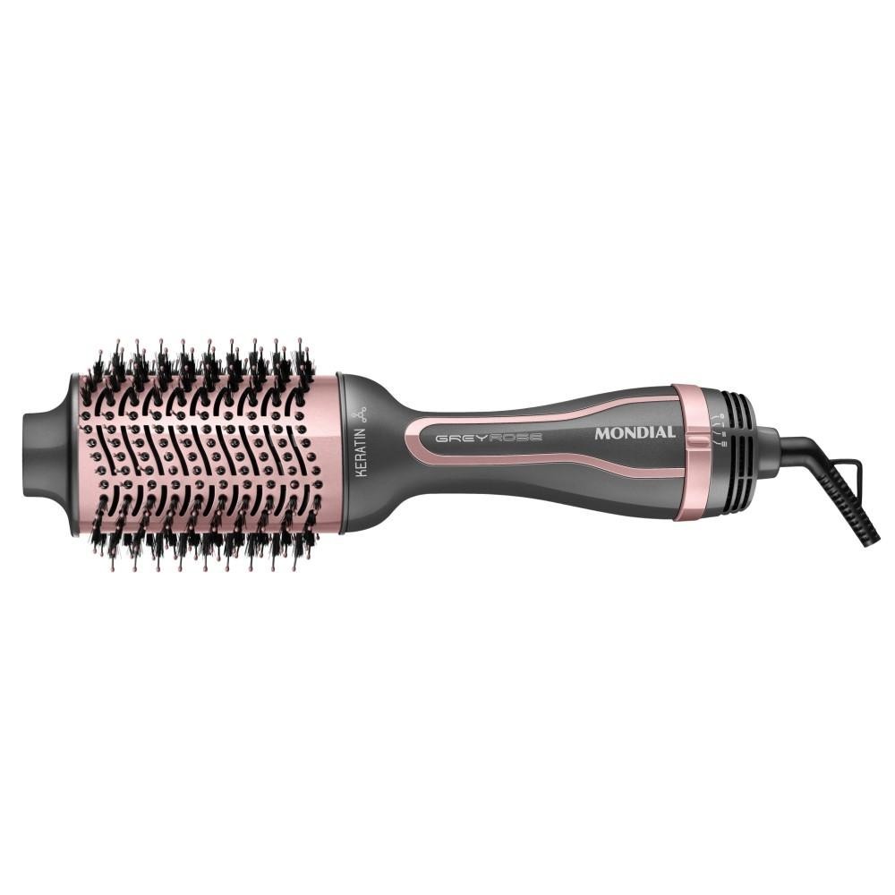 Escova Secadora Cabelo Profissional Mondial Keratin Bivolt 1200w ES-11-BI - Beauty