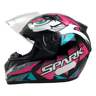 Capacete Moto Feminino Ebf New Spark Esportivo Com Narigueira Viseira 2mm em Oferta na Shopee