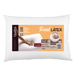 Travesseiro Alto Real Látex, 050 x 070 x 016 cm em Oferta na Shopee