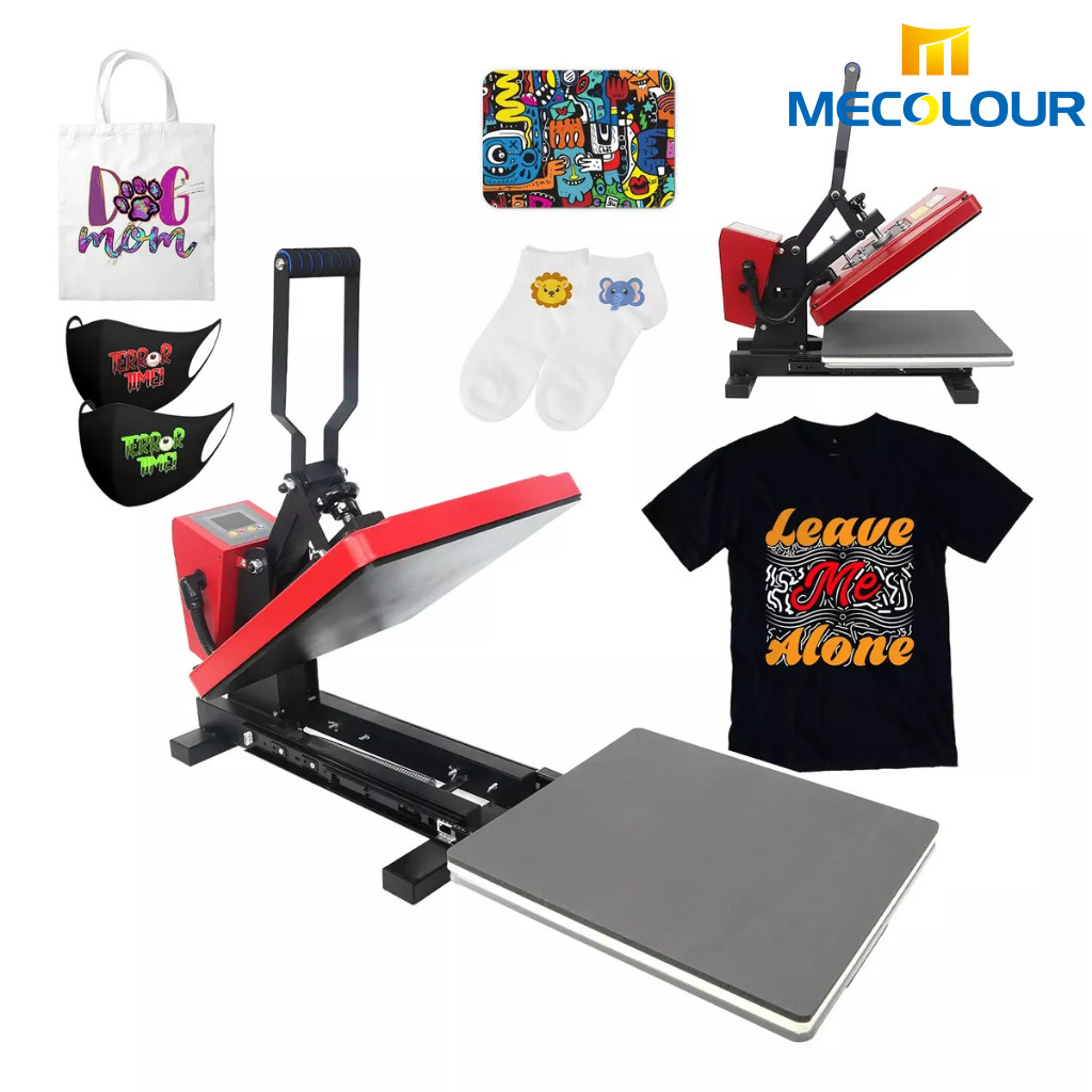 Máquina De Impressão Por Sublimação Plana Semiautomática Gaveta Deslizante Tipo 38x38cm Mecolour em Oferta na Shopee