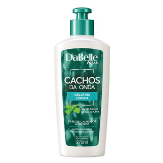 Dabelle Babosa Óleo Oliva Gelatina Líquida Tratamento Cachos da Onda 270ml Define Day After Cabelos Crespos e Cacheados