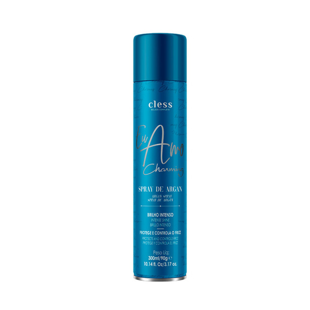 Spray de Brilho Argan Eu Amo Charming Cless 300ml
