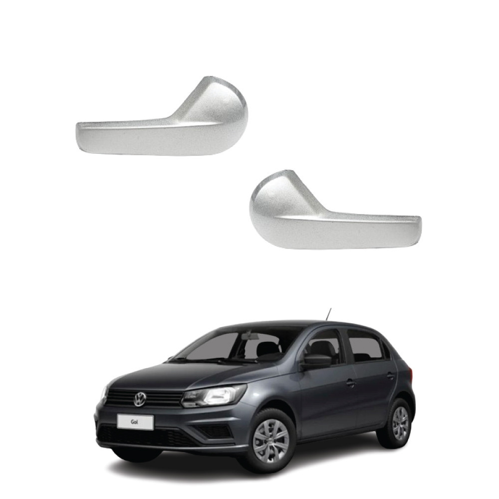 Par Maçanetas Internas Prata Direita E Esquerda Gol G7 Após 2016 em Oferta na Shopee
