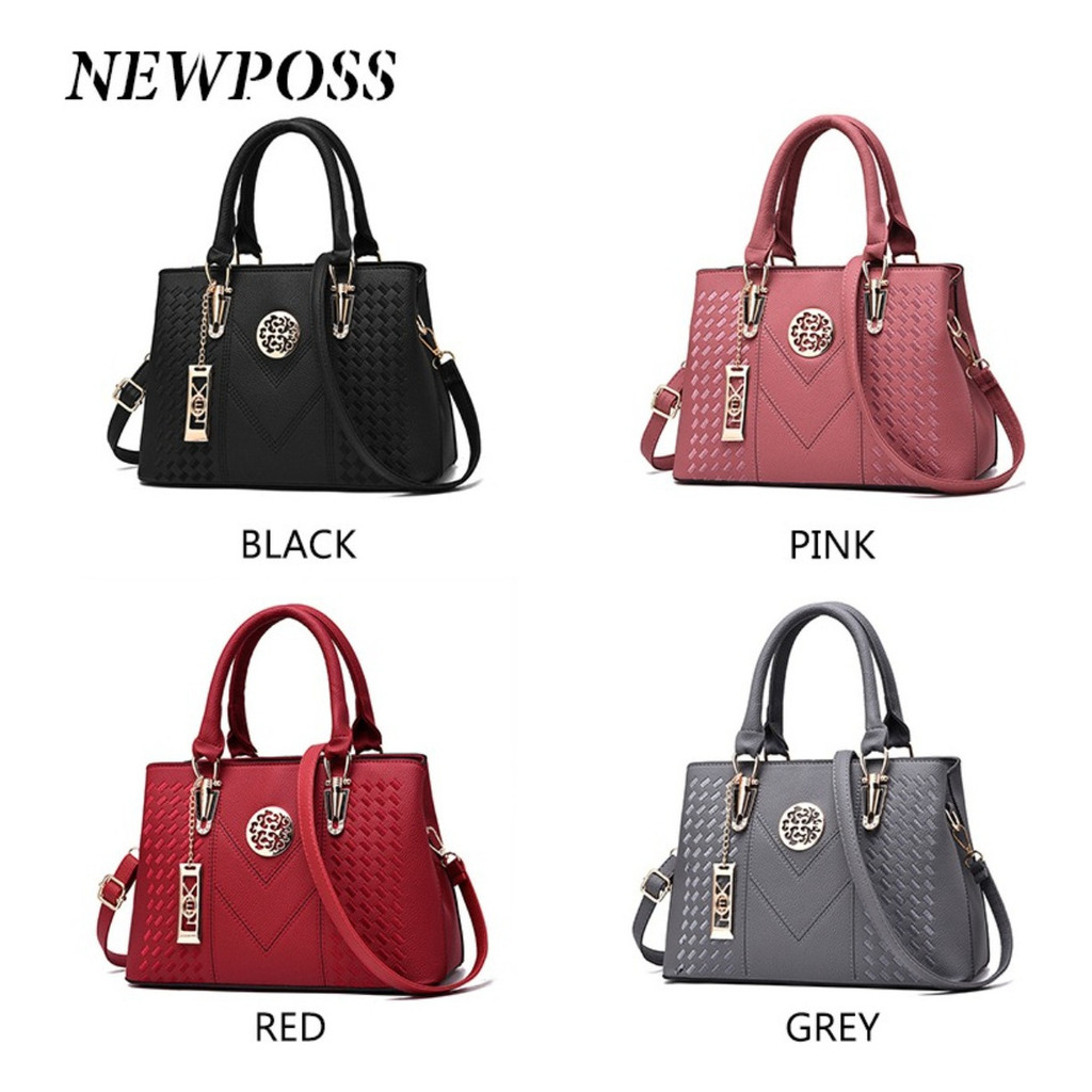 Bolsas De Couro Pu Feminino Senhoras Luxo Sacos 2024