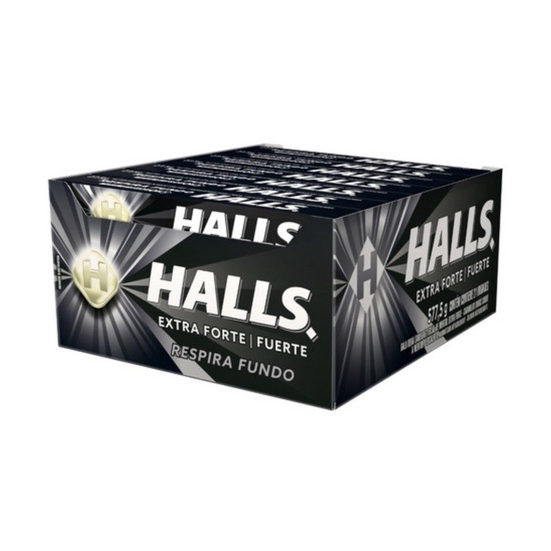 Drops Halls Preto Extra Forte Preto C/ 21unid 588g