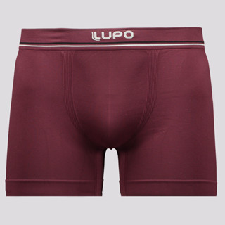 Cueca Boxer Lupo Microfibra Sem Costura Vinho em Oferta na Shopee