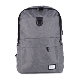 Mochila para Notebook Executiva Ht-8002 Tecido Impermeavel Entrada Usb Poliester - Cinza em Oferta na Shopee