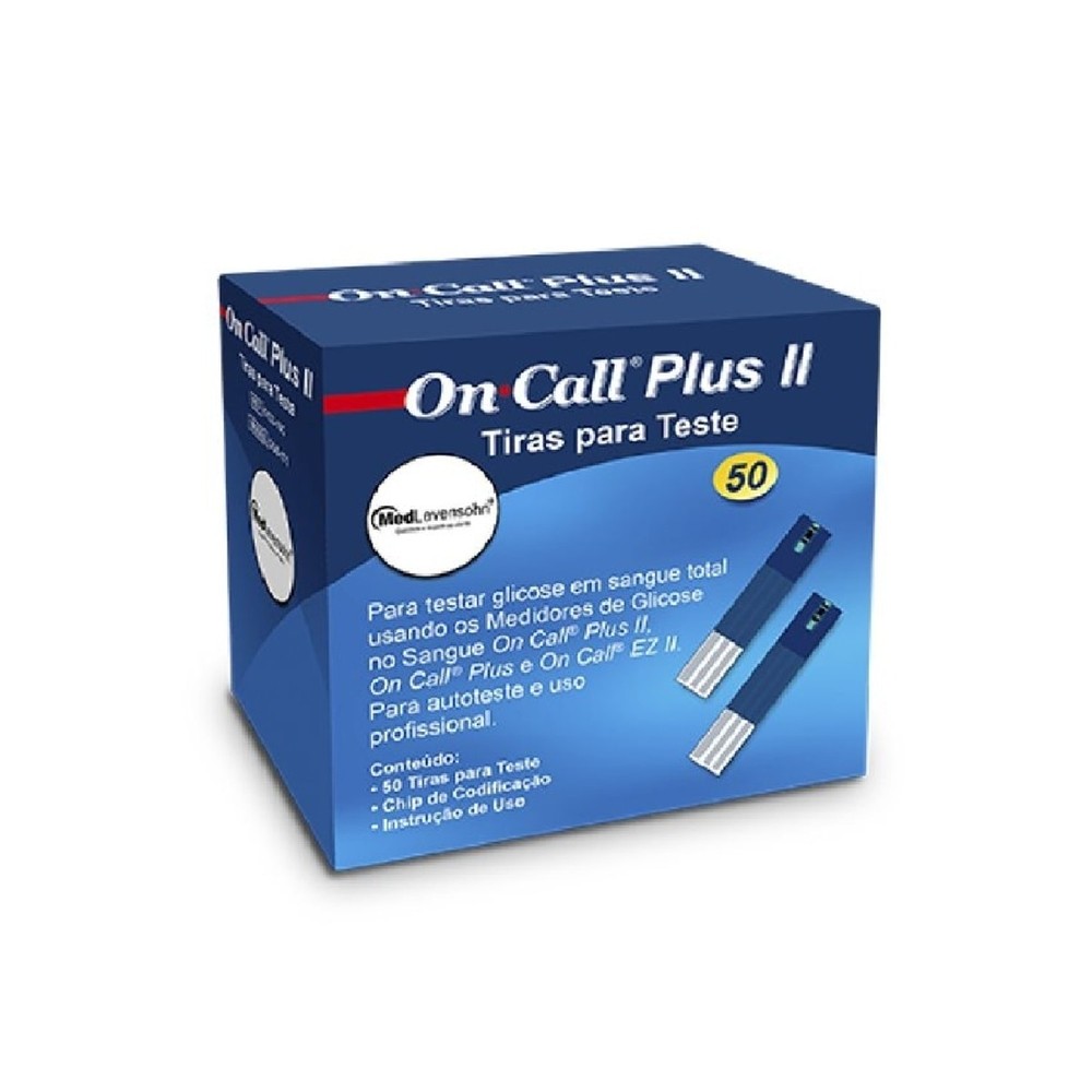Tiras MedLevensohn On Call Plus 50 unidades em Oferta na Shopee