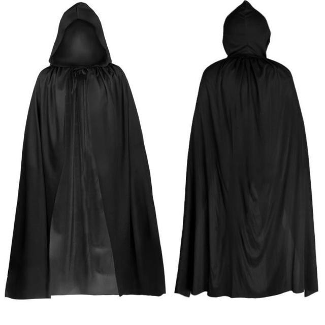 Capa Bruxa Vampira Com Capuz Festas Fantasias Halloween Carnaval e Cosplay (P,M.G)