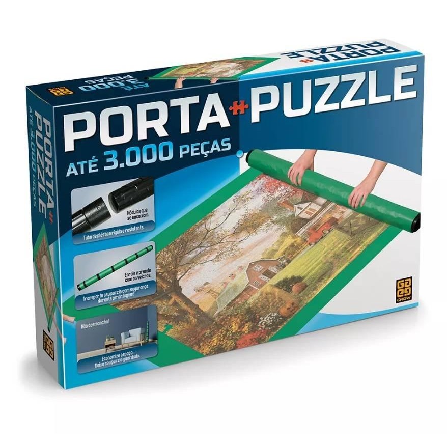 Porta Puzzle até 3000 Peças Quebra Cabeça - Grow 3604