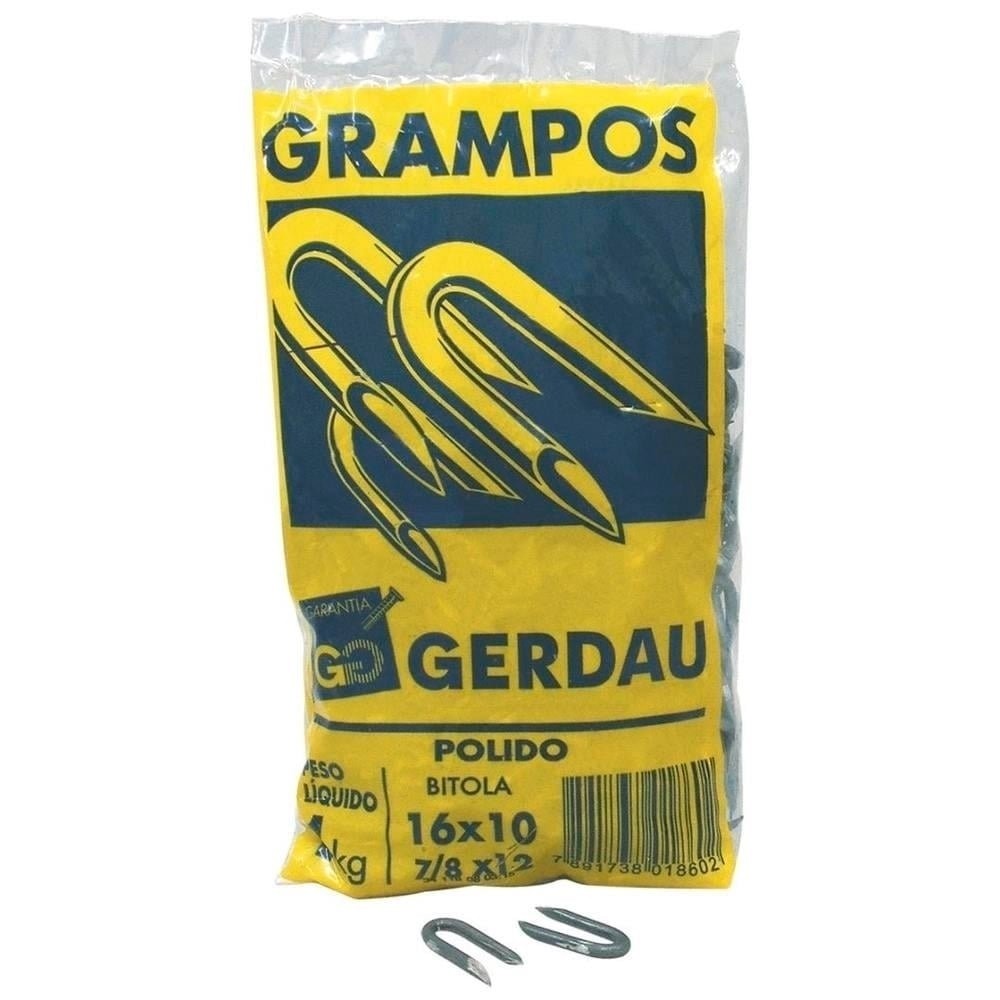 Grampos Gerdau para Cerca Galvanizado 7/8x9 1kg - Embalagem com 20 Unidades em Oferta na Shopee