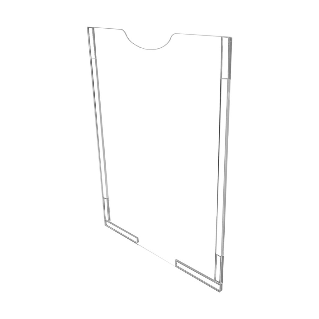 Suporte Display A4 Vertical em Acrílico 2mm Para Mesa Porta Folha Preço e Cardápio Promoção