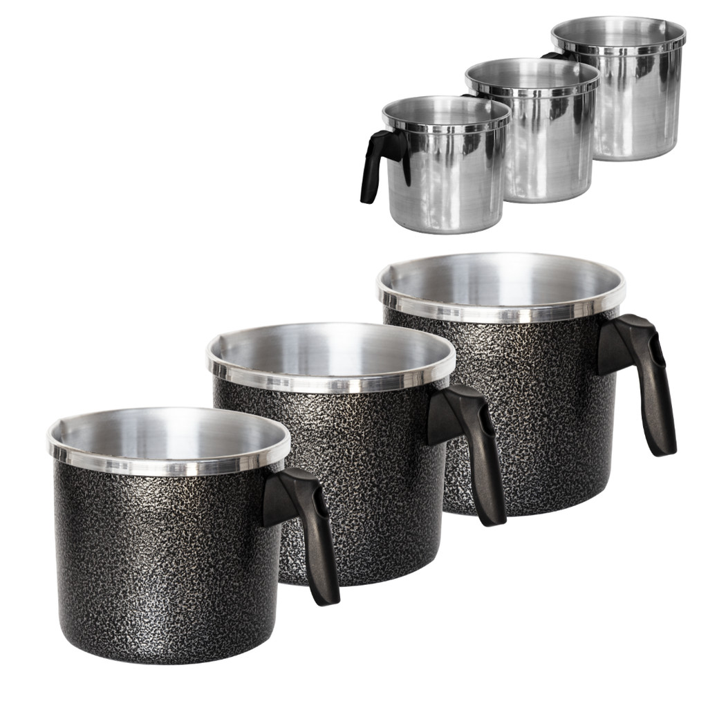 Canecão Leiteira Fervedor Unidade Canecão em Alumínio colorido e polido em Oferta na Shopee