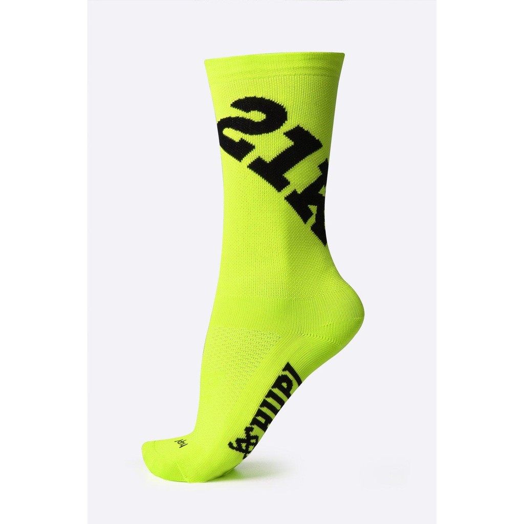 Meia HUPI 21K Ultra Amarelo Neon em Oferta na Shopee