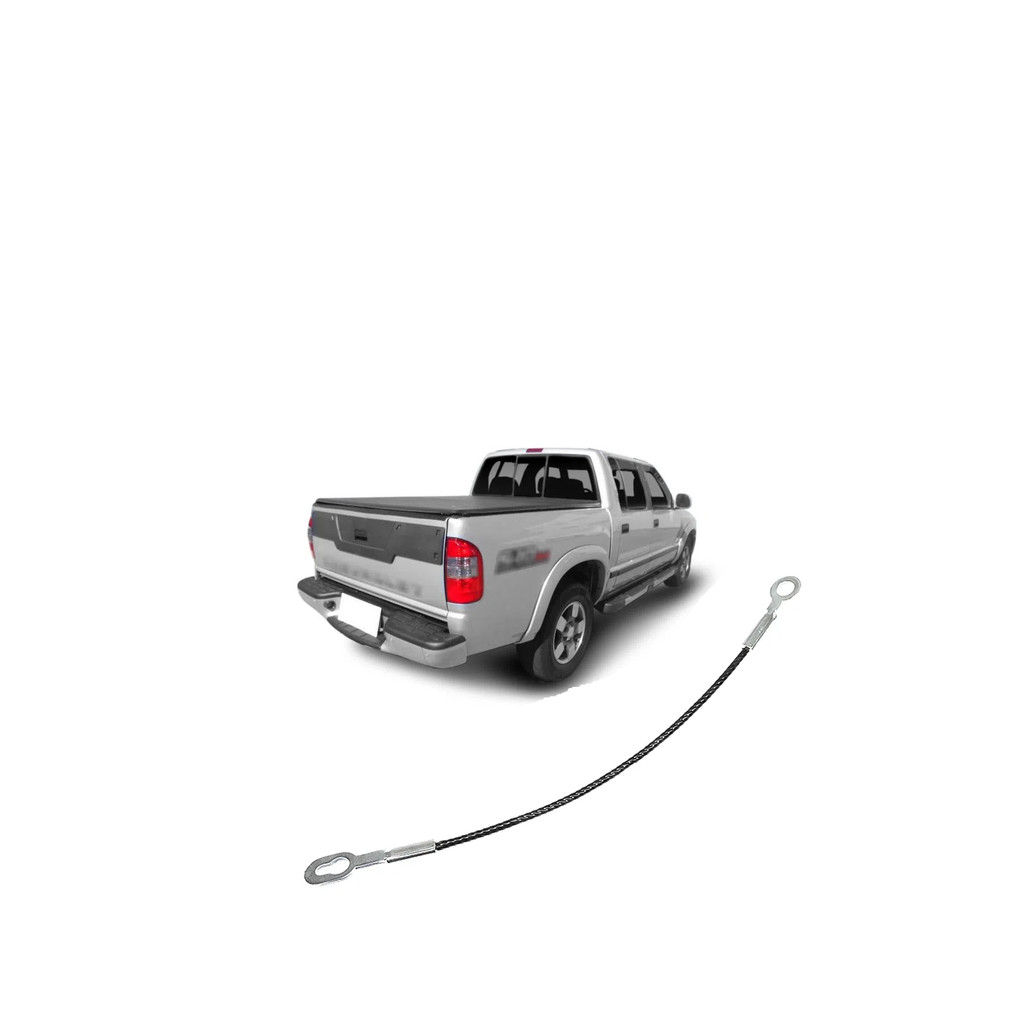 Cabo Tampa Traseira S10 2001 2002 2003 2004 2005 2006 2007 2008 2009 2010 2011 Lado Direito Ou Lado Esquerdo Sustentacao Traseira em Oferta na Shopee