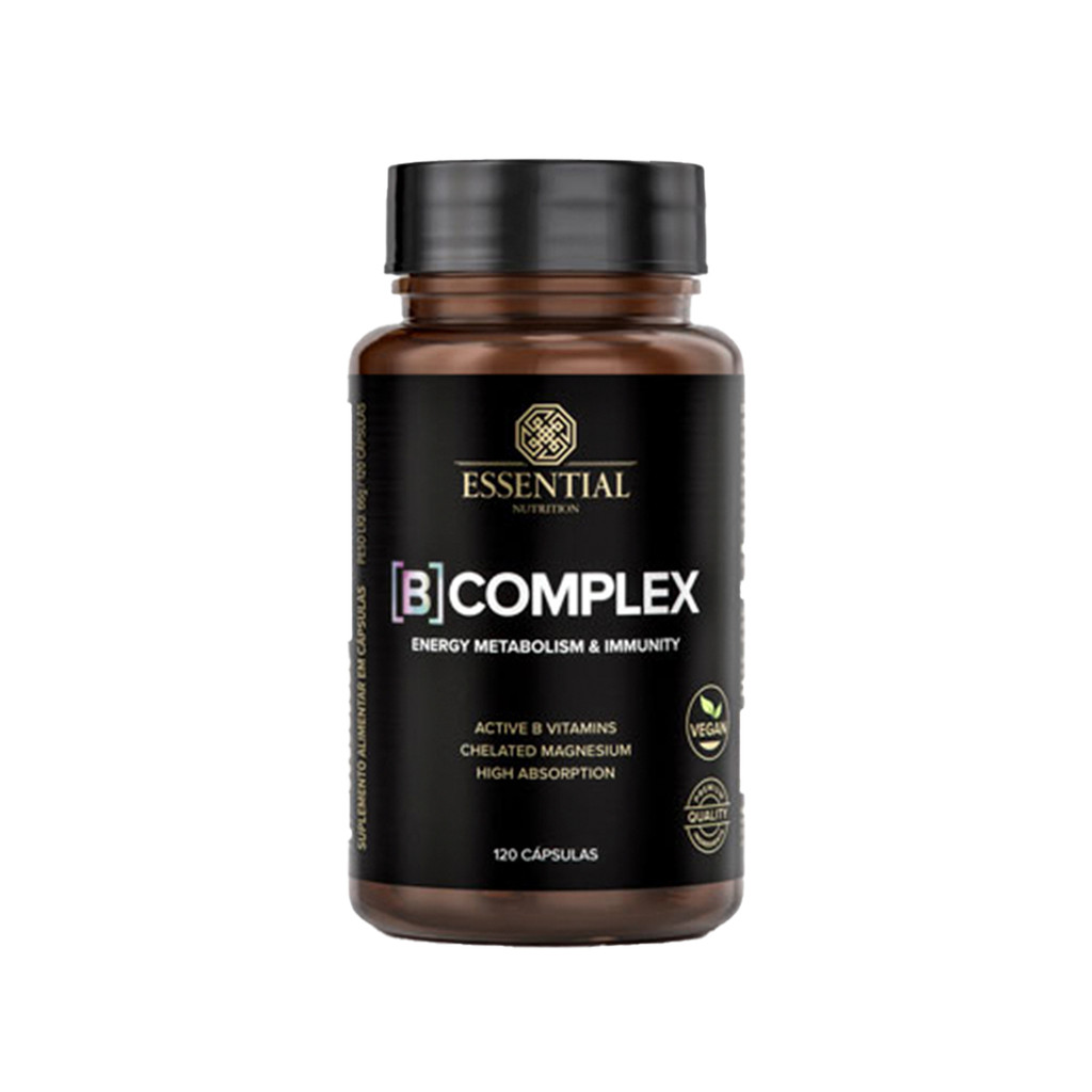 B Complex 120 Cáps - Essential Nutrition, 8 Vitaminas