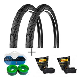 Par Pneu Bicicleta Levorin Praieiro + Câmara + Fita Antifuro em Oferta na Shopee