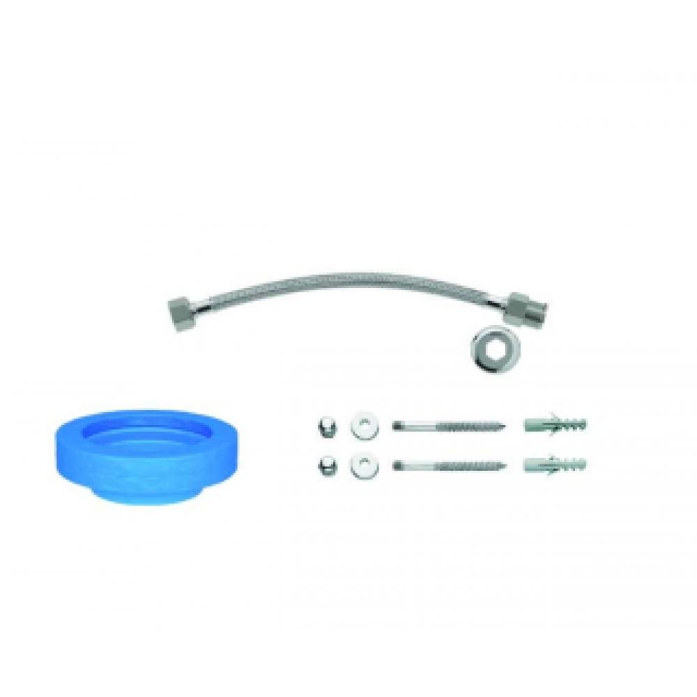 Kit De Instalação Para Bacia Com Caixa E Fixação Vertical Cromado Deca - Home & Living