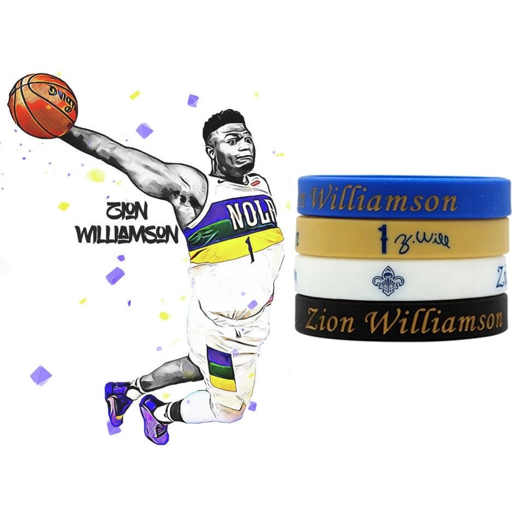 Pulseira Oficial Zion Williamson New Orleans Basquete