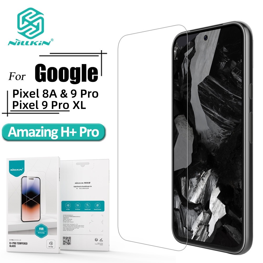 NILLKIN Vidro Temperado Para Google Pixel 9 Pro XL 8A Anti-Reflexo H + Transparente 9H Protetor De Tela Explosão em Oferta na Shopee