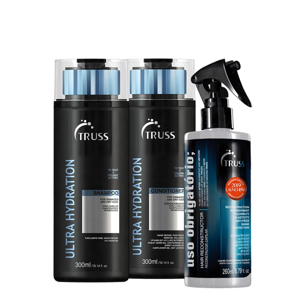 Truss Ultra Hydration Kit Shampoo Condicionador Uso Obrigatorio: Onde Comprar | BuscaProdutos