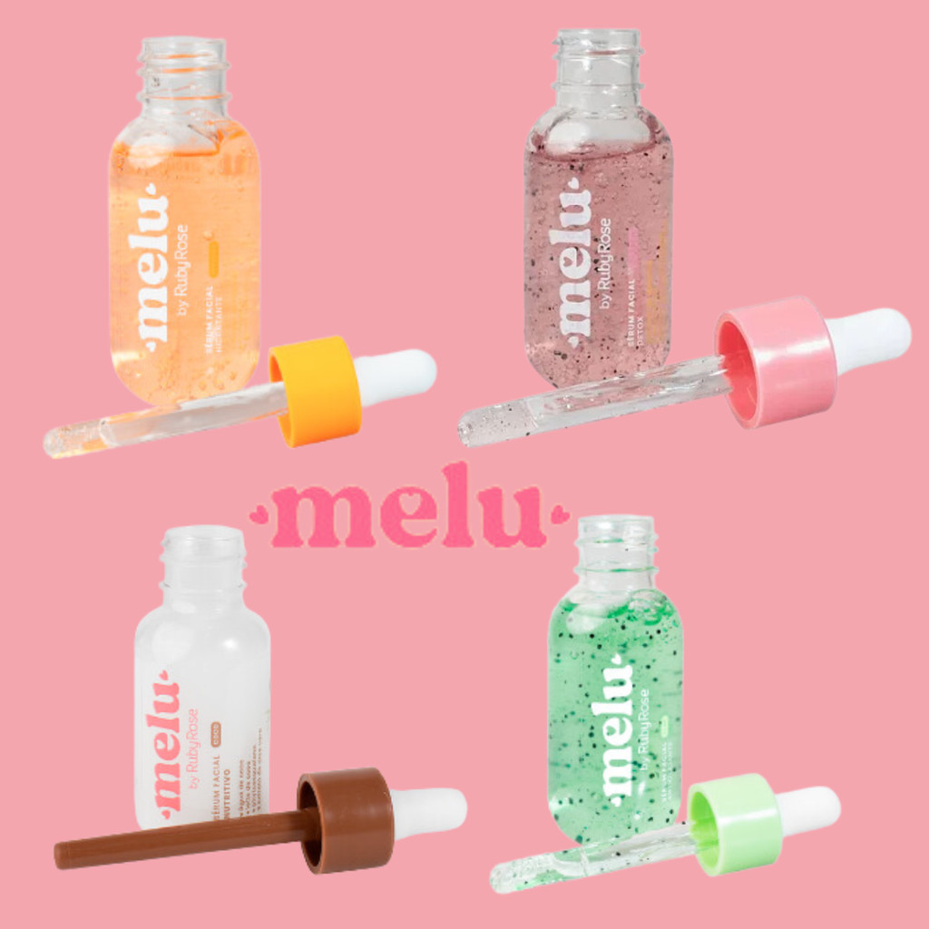 Serum Facial Melu by Ruby Rose Vegano Antioxidante Detox Hidratante Nutritivo