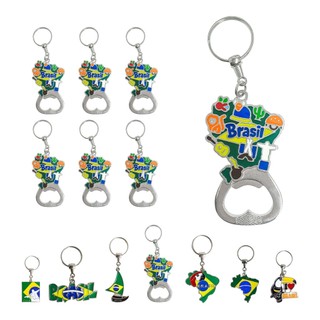 Kit 12 Chaveiros Abridores De Garrafa De Metal Mapa Brasil - Lembrancinhas Souvenirs Turísticos