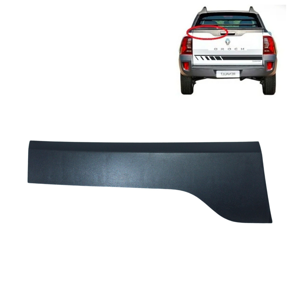 Moldura da caçamba lado esquerdo Renault Oroch em Oferta na Shopee