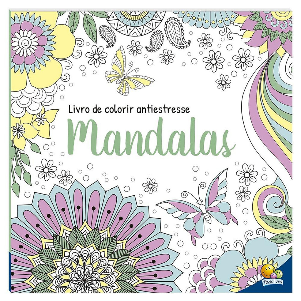 Livro Arteterapia Mandalas | Colorir Antiestresse | 48 páginas | Envio Imediato! em Oferta na Shopee