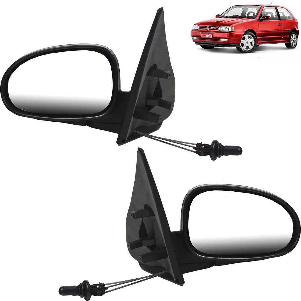 PAR Retrovisor Saveiro G2 1995 1996 1997 1998 1999 2 Portas Com Controle