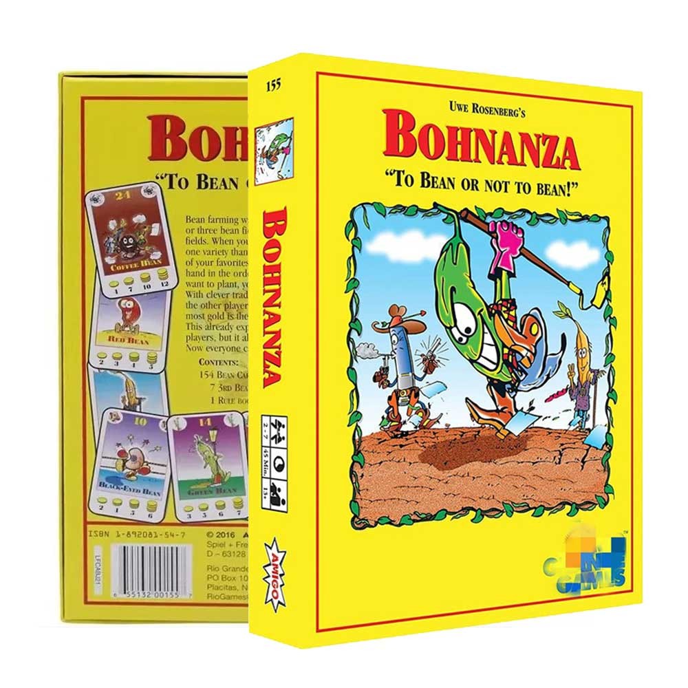 Bohnanza Trading Card Game Sealed Strategy Toy For Friend Family Indoor Party Casual Tabletop Gaming Activity