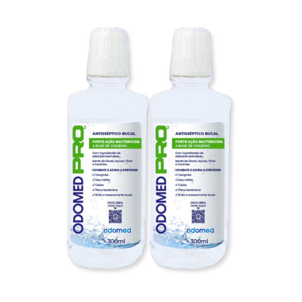 Enxaguante Bucal Odomed Pro 300ml - 2 Unidades