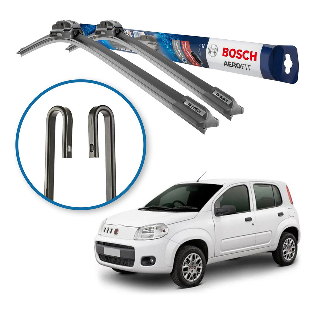 Palheta Limpador Parabrisa Original Bosch Fiat Uno Vivace 2011 a 2014 em Oferta na Shopee