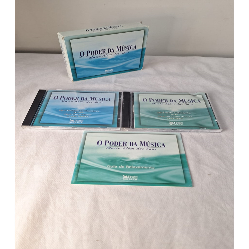 CD Coleção  O Poder da Música - 4 CD´s Vários Artistas