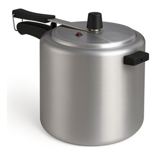 Panela Pressão 7L Grande Alumínio Polido Fechamento Interno Baquelite Cozinha Segura Resistente em Oferta na Shopee
