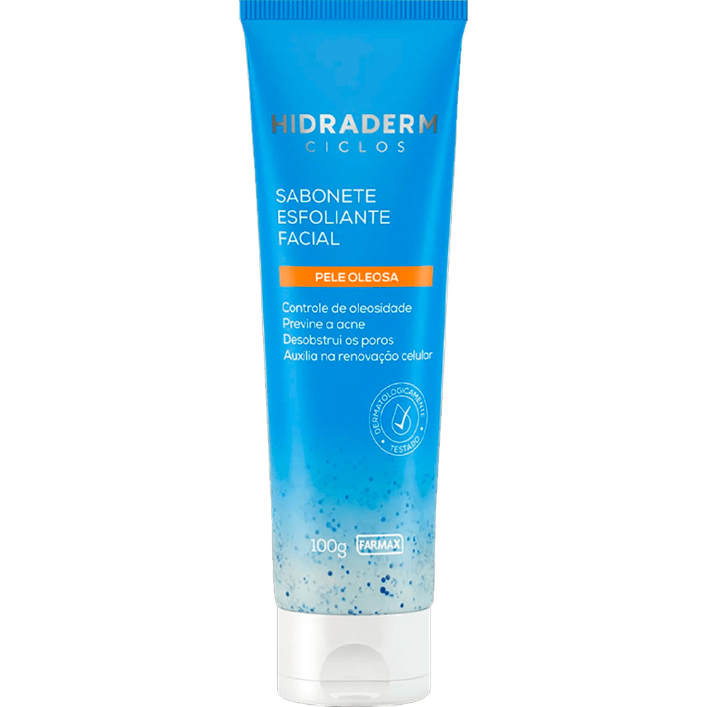Sabonete Liquido Facial Hidraderm Ciclos Esfoliante 100g - Beauty