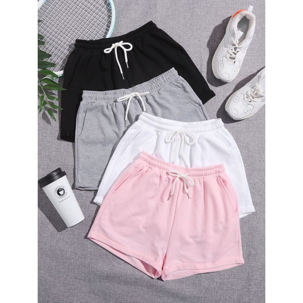 Short Feminino moletom Bermuda com bolso super Leve e Confortável para Academia  zero transparência conforto e qualidade