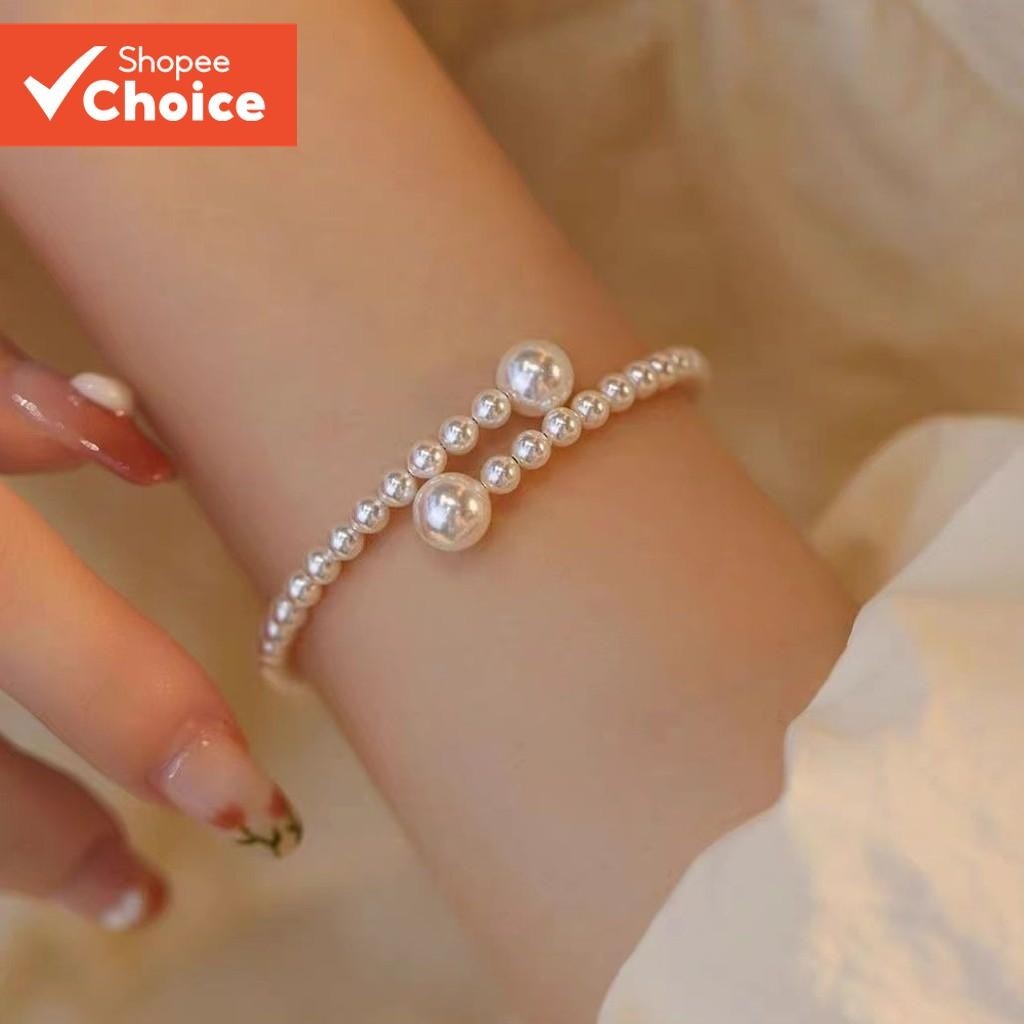 Pulseira De Pérola Vintage Francesa Para Mulheres , Elegante , Minimalista , Joias De Luxo , Presente