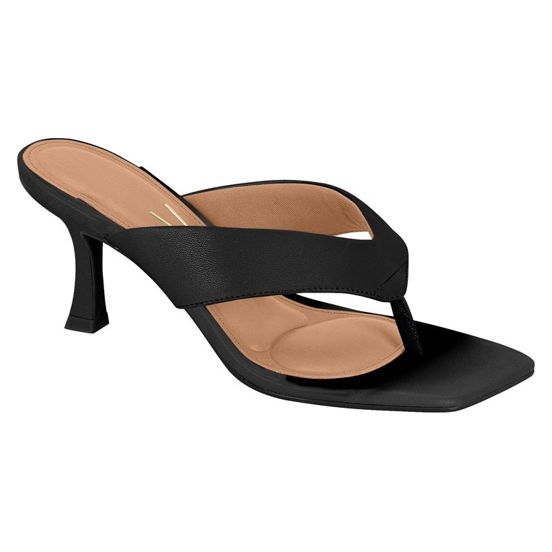 Sandalia Feminina Quadrada Salto Fino Vizzano Original