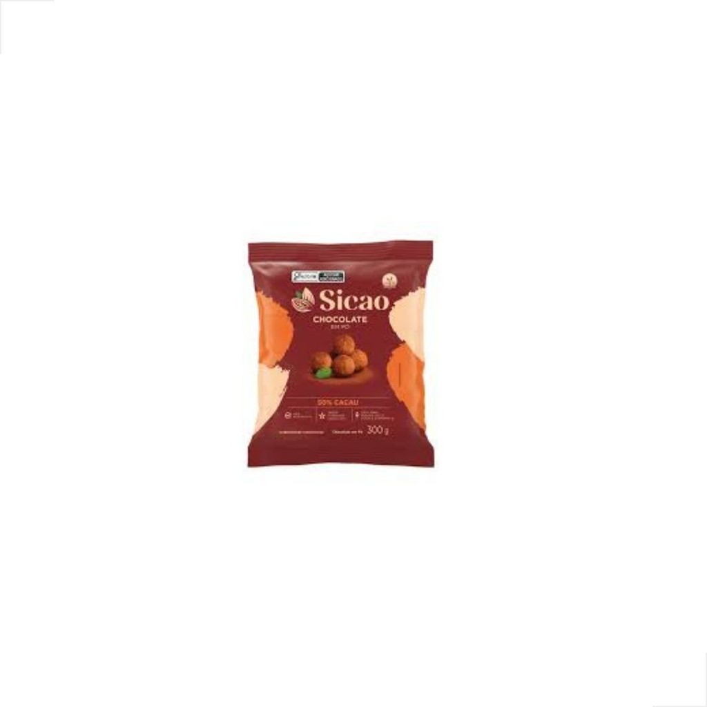 Chocolate em Pó 50% Cacau 300gr-Sicão em Oferta na Shopee