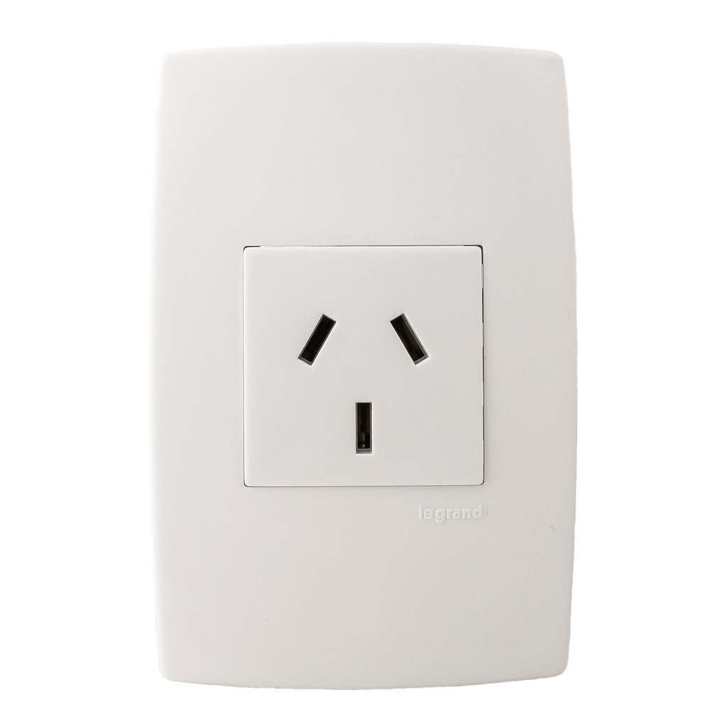 Pialplus Tomada Antiga 3 Pinos Faca com Placa 2x4 e Suporte