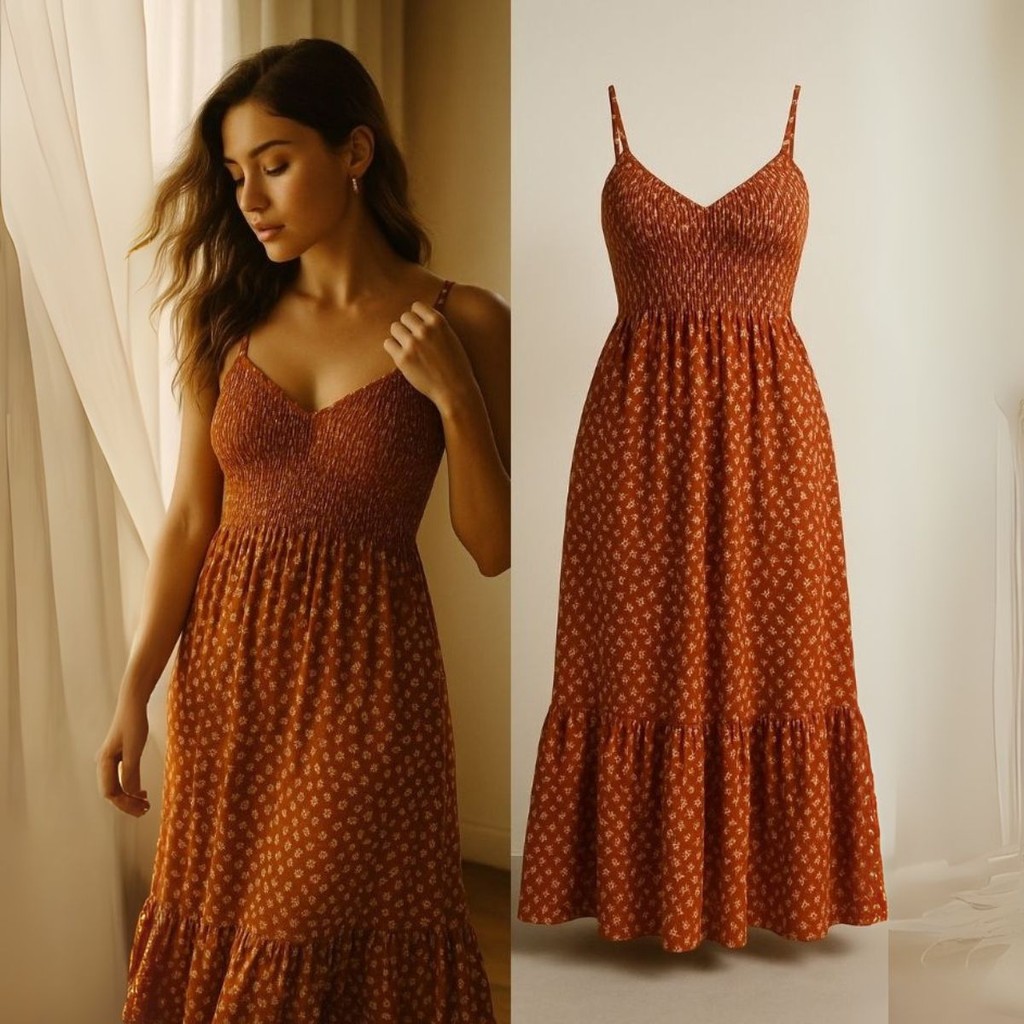 Vestido Longo Lastex Busto Decote V Feminino Alcinha Regulável