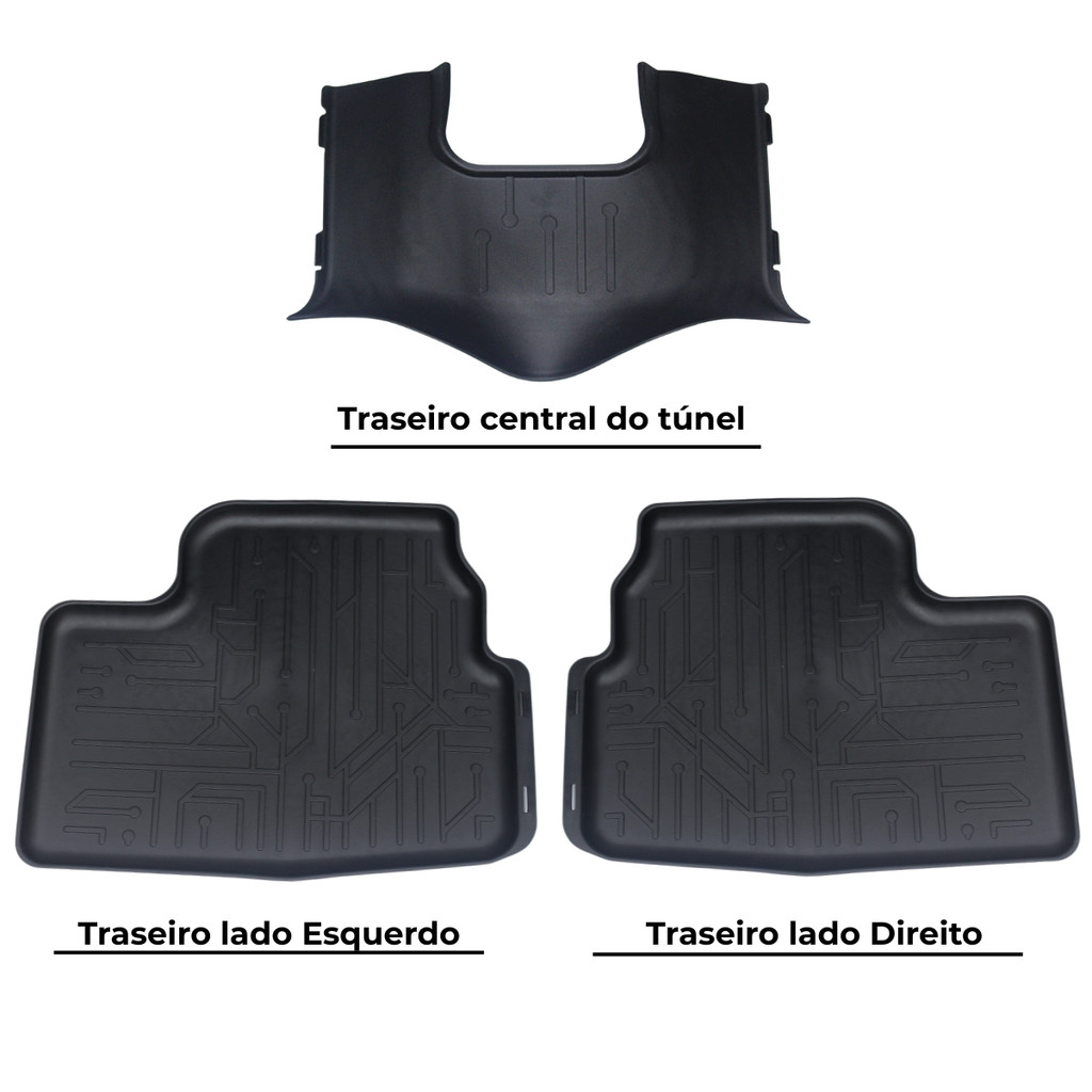 Tapete Borracha Bandeja Compativel VW Tera Todos