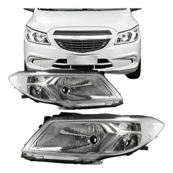 Par Farol Onix Prisma 2013 2014 2015 2016 Cromado C/garantia